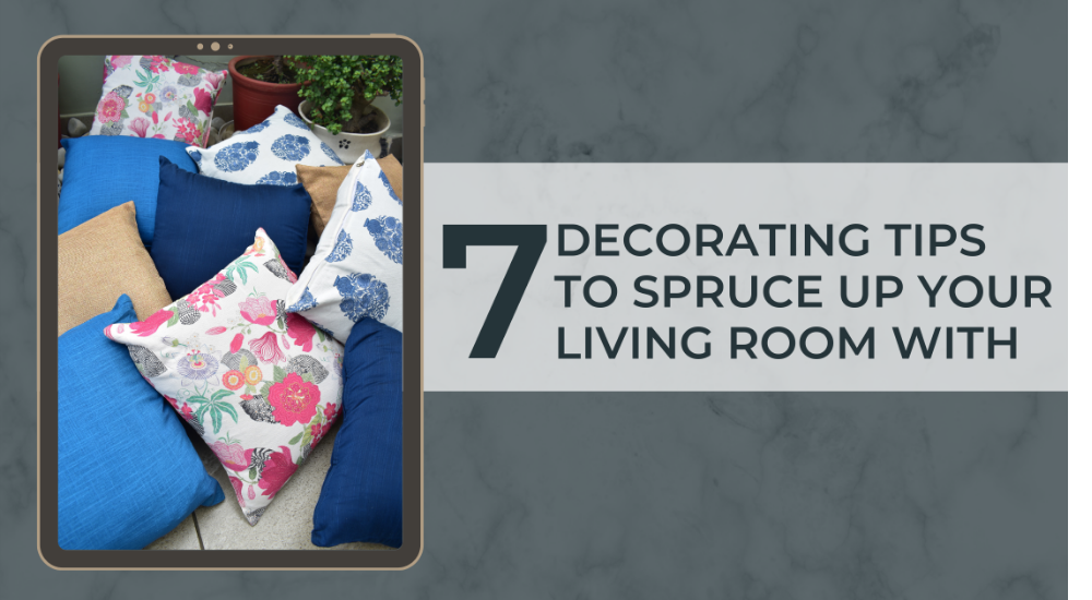 7 decorating tips to spruce up your living room with cushions