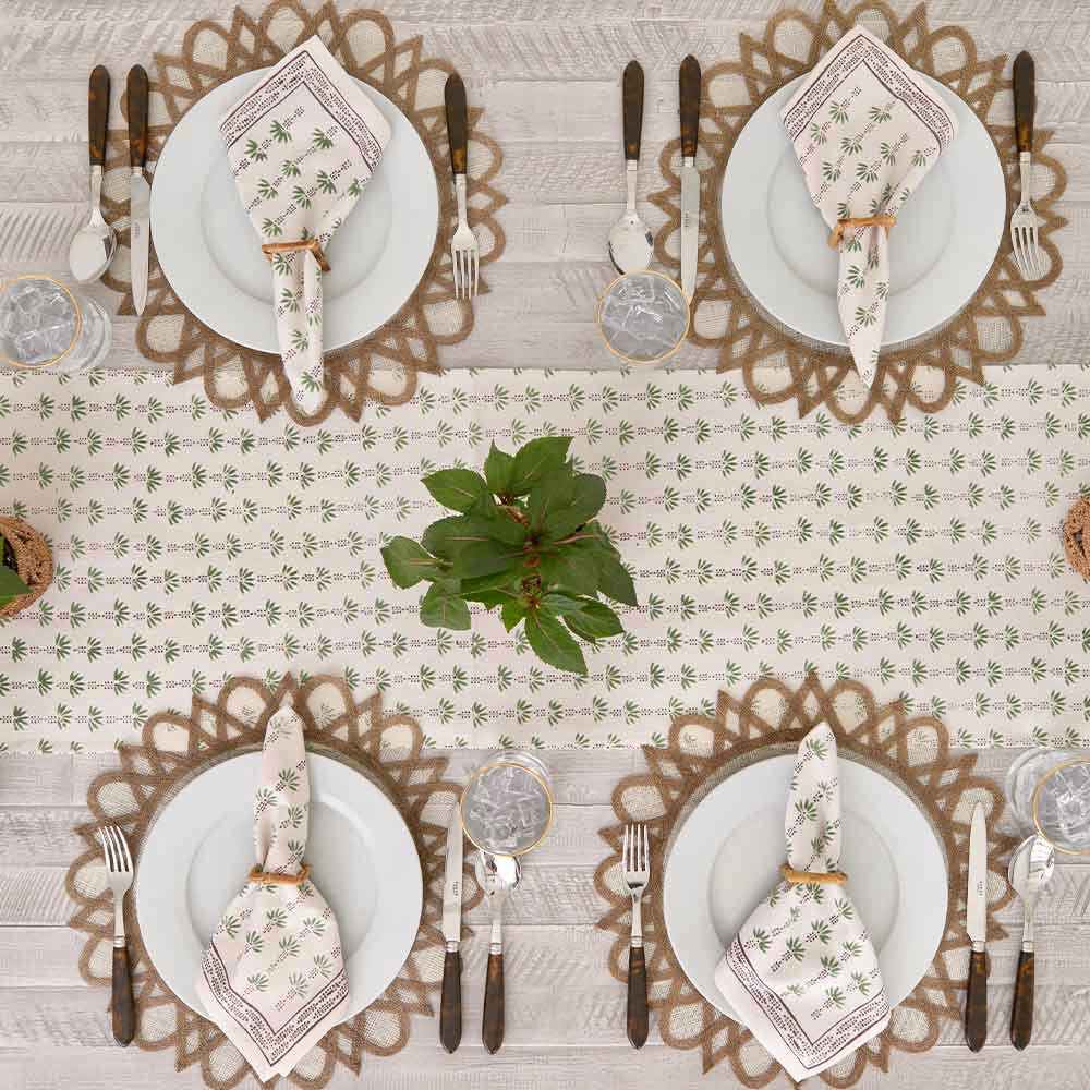 Palm Trees Table Runner 14x72 Inches