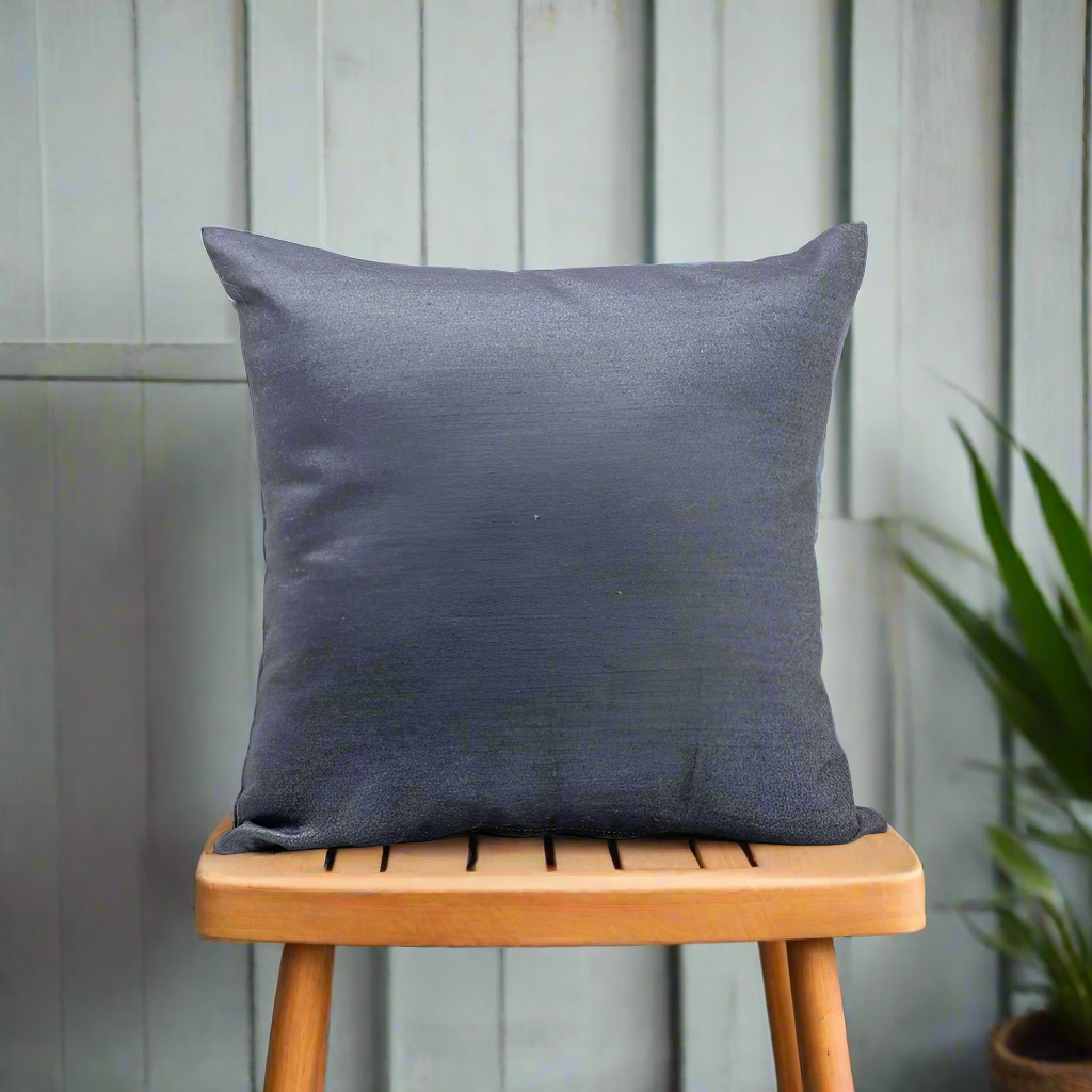 Navy Blue Cushion Cover - Set of 2 16x16, 18x18 Inches