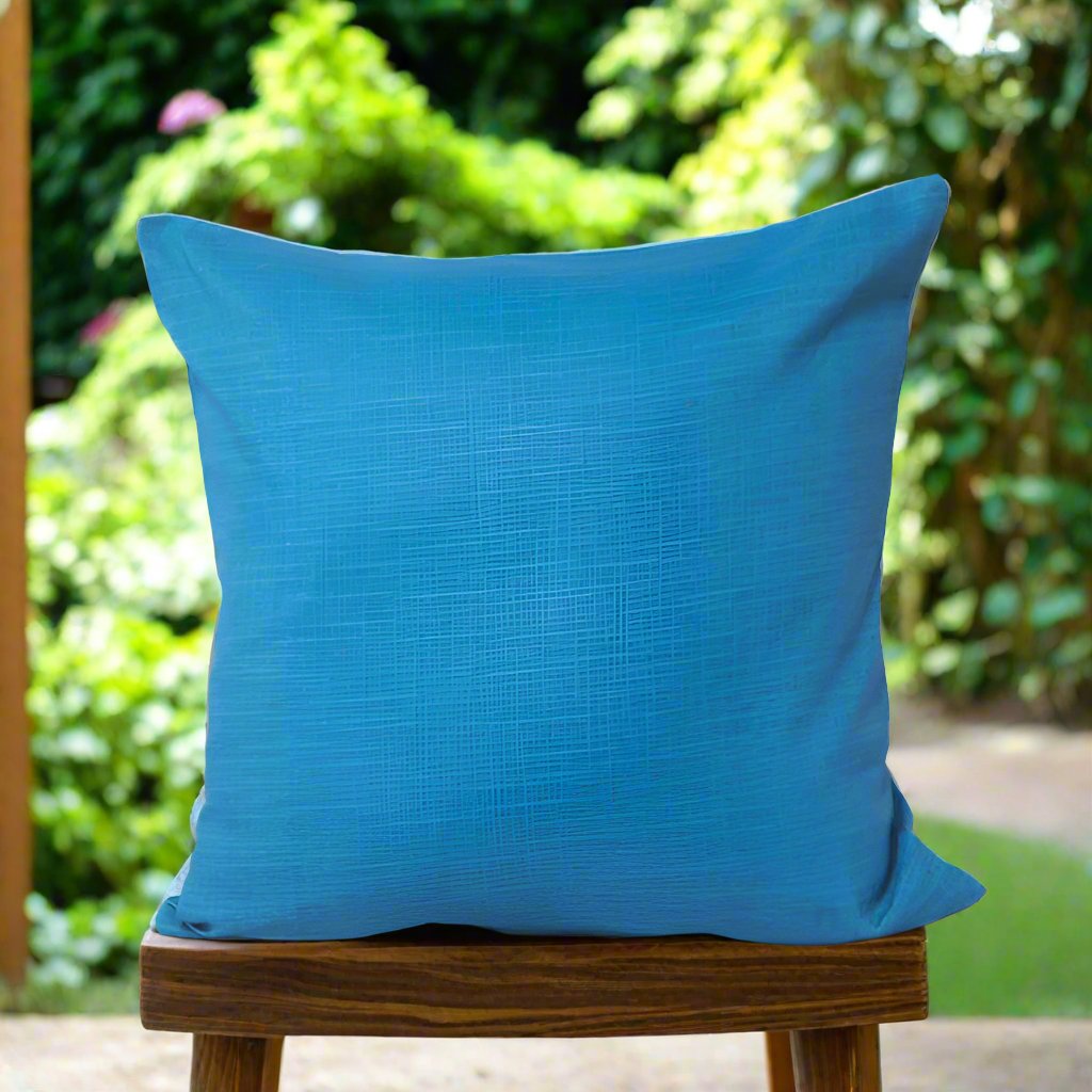 Jade Blue Cushion Cover- Set of 2 & 5 16x16 Inch