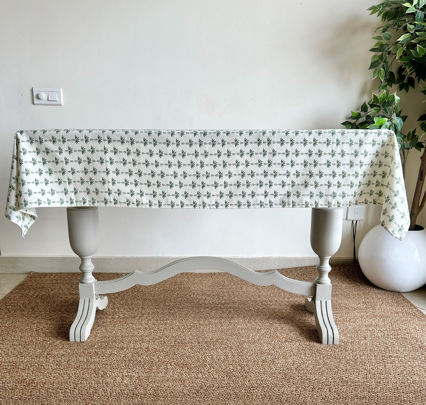 Palm Trees Table Cloth - 4, 6, 8 Seater