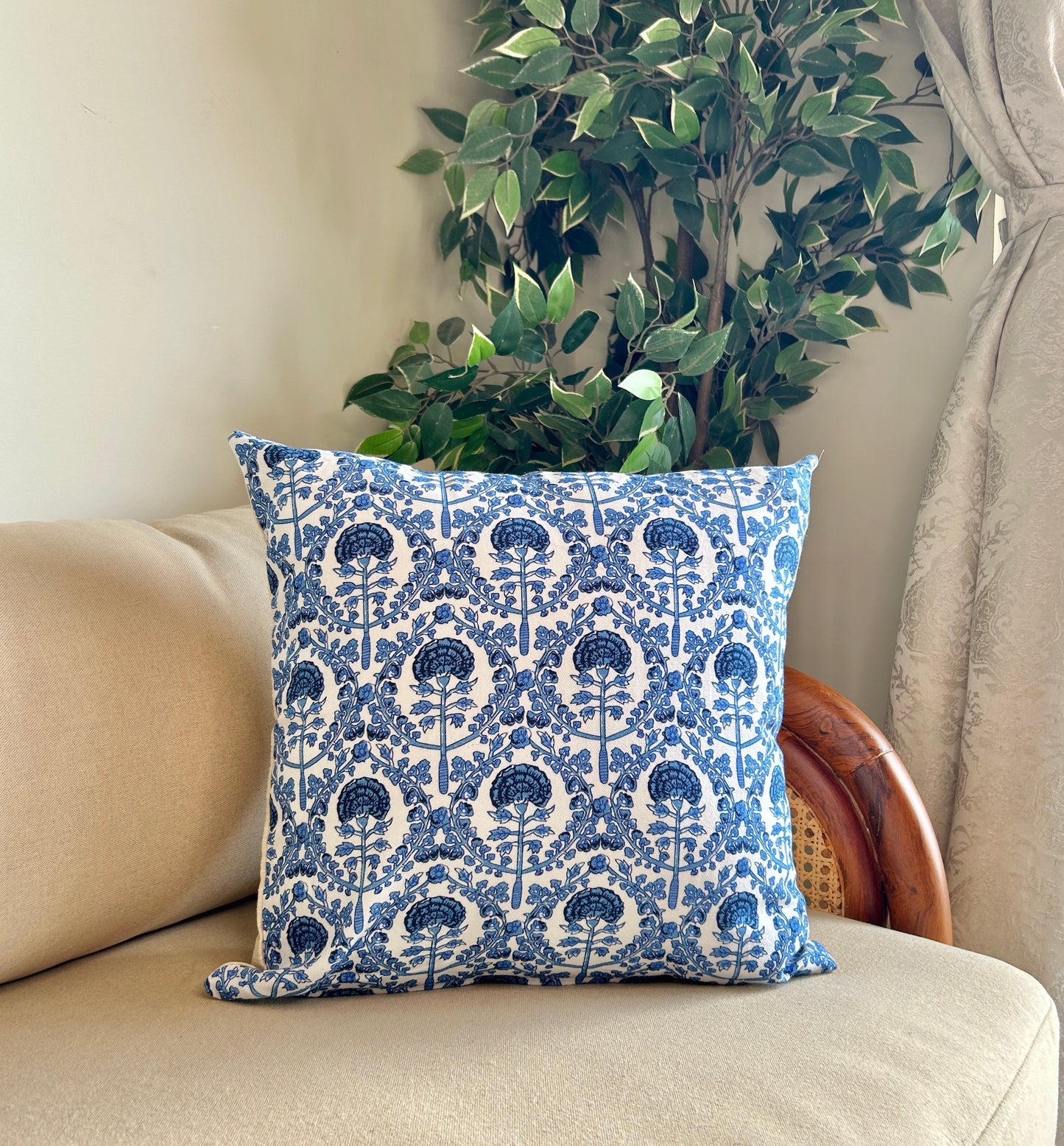 Carolina Cotton Cushion Cover 16x16 Inches - Set of 2 & 5
