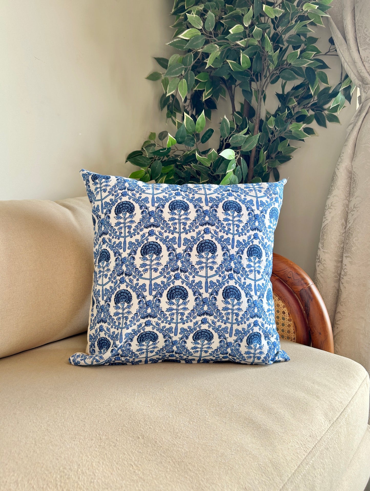 Carolina Cotton Cushion Cover 16x16 Inches - Set of 2 & 5