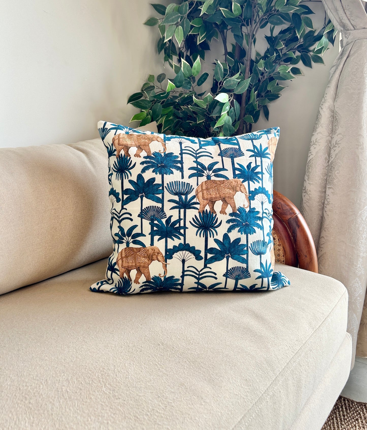Midas Cotton Cushion Cover 16x16 Inches - Set of 2 & 5