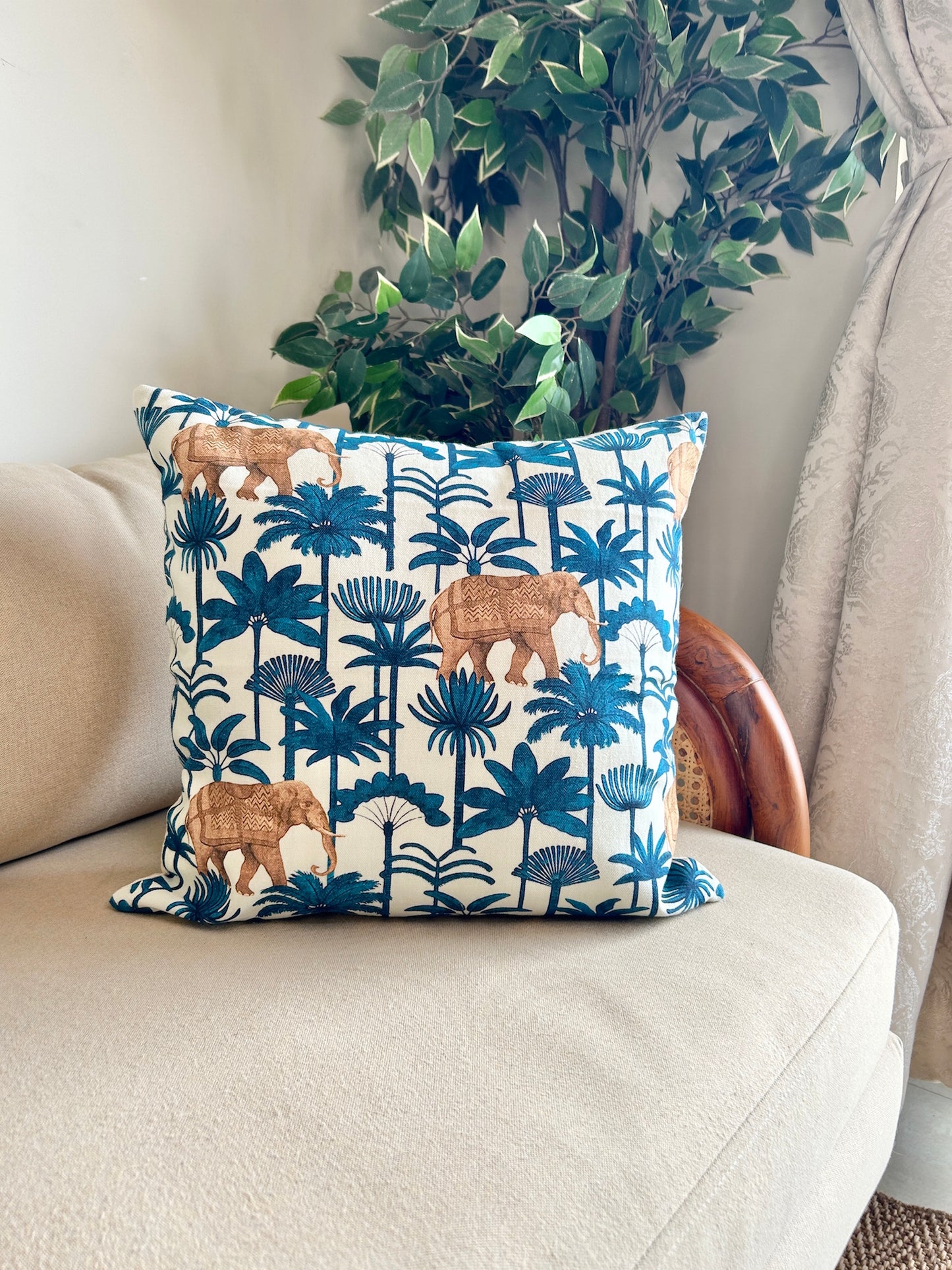 Midas Cotton Cushion Cover 16x16 Inches - Set of 2 & 5