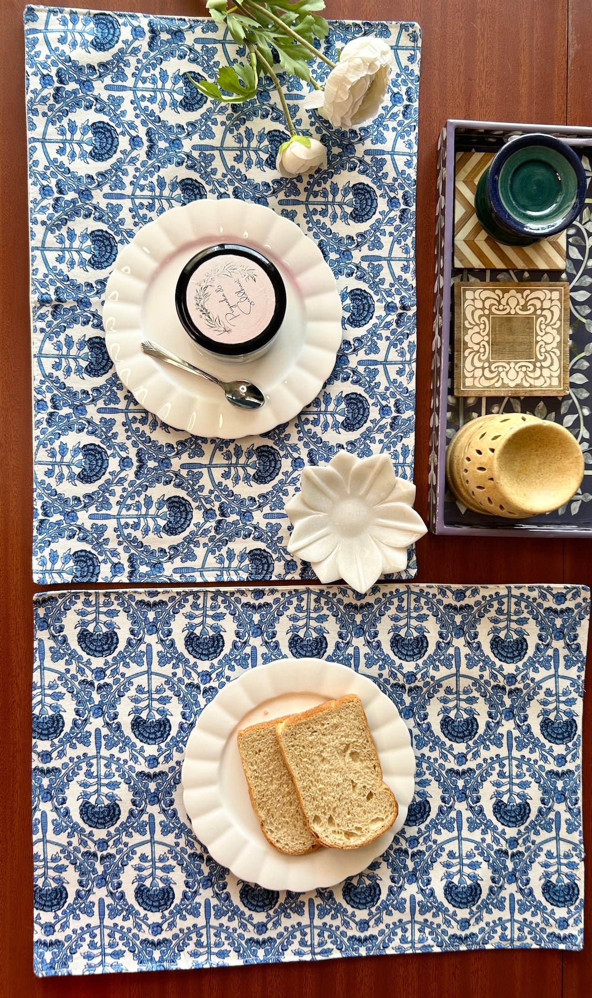 Carolina Table Mats 12x18 Inches - Set of 2,4,6