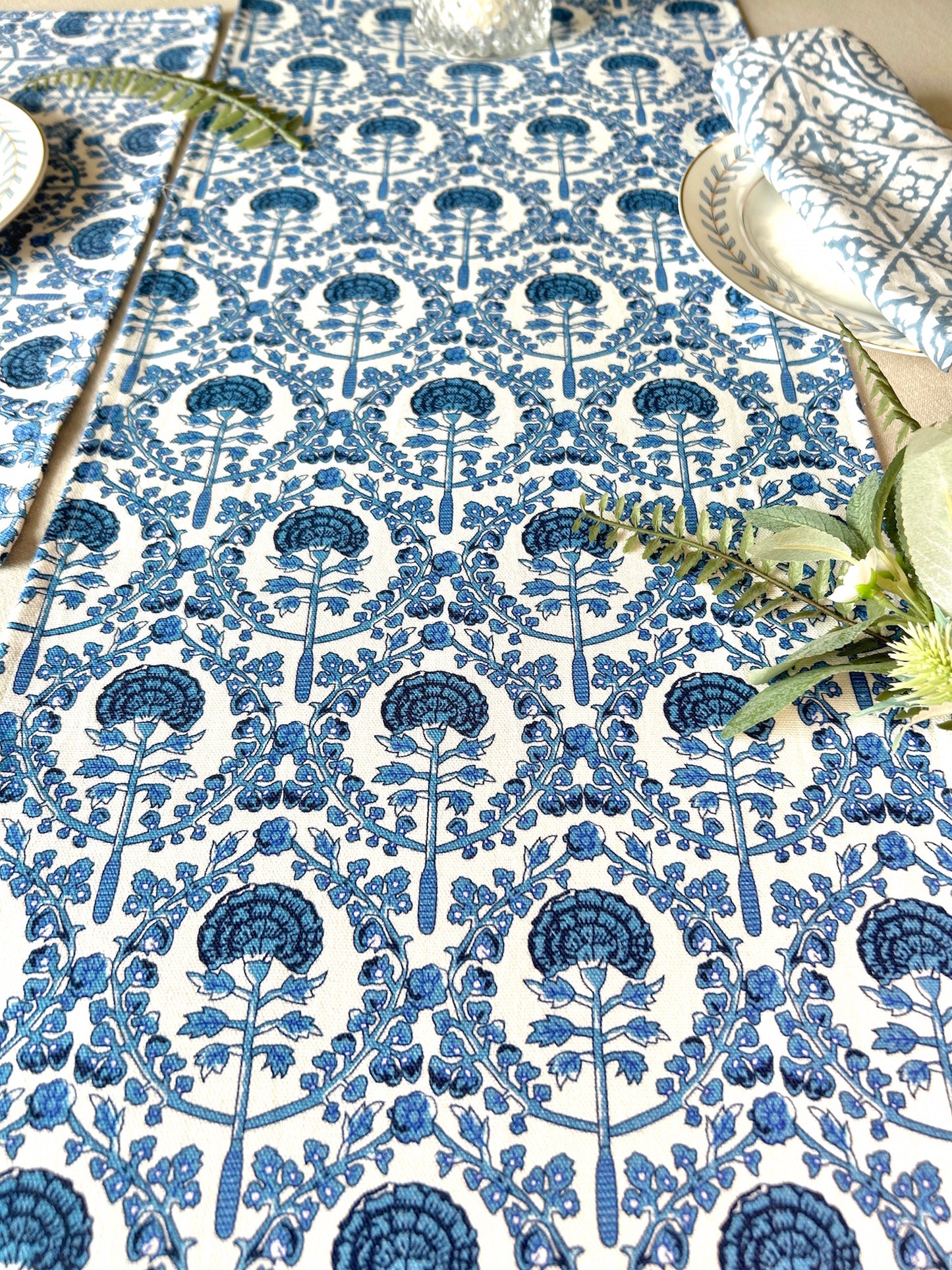 Carolina Blue Table Runner 14x72 Inches
