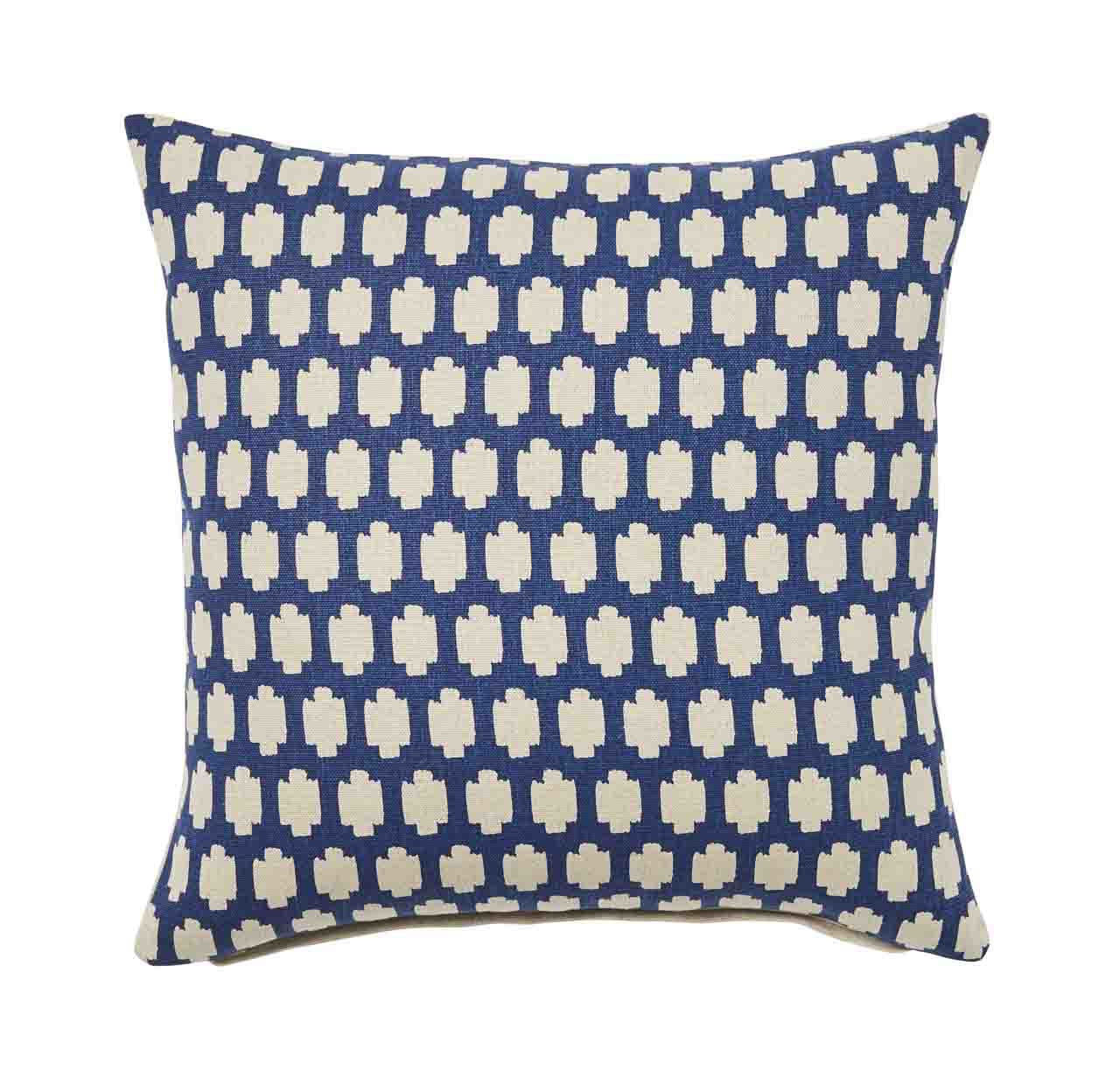 Blue Mali Cotton Cushion Cover - Set of 2 & 5