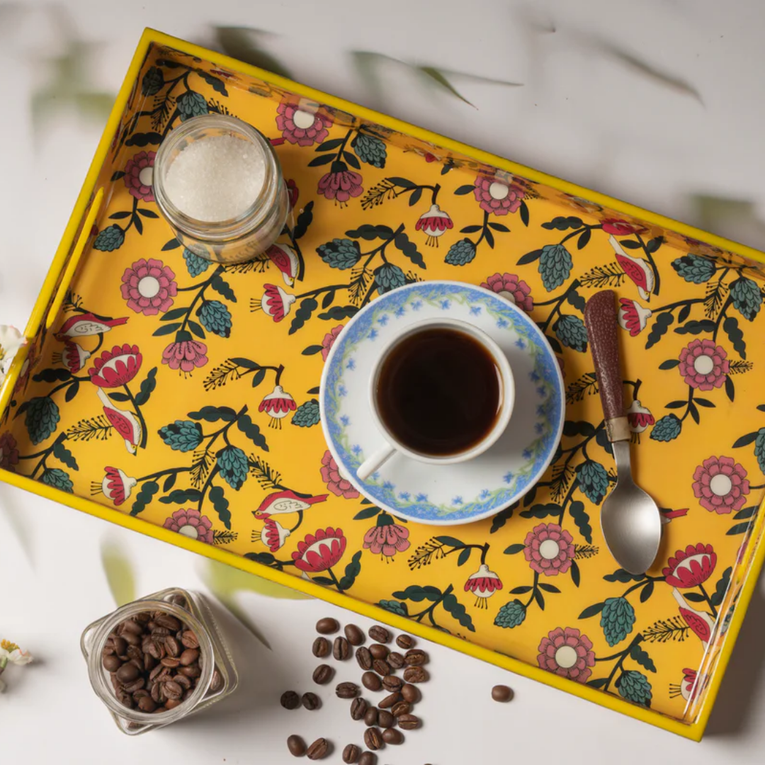 Forest Bird Wooden Tray