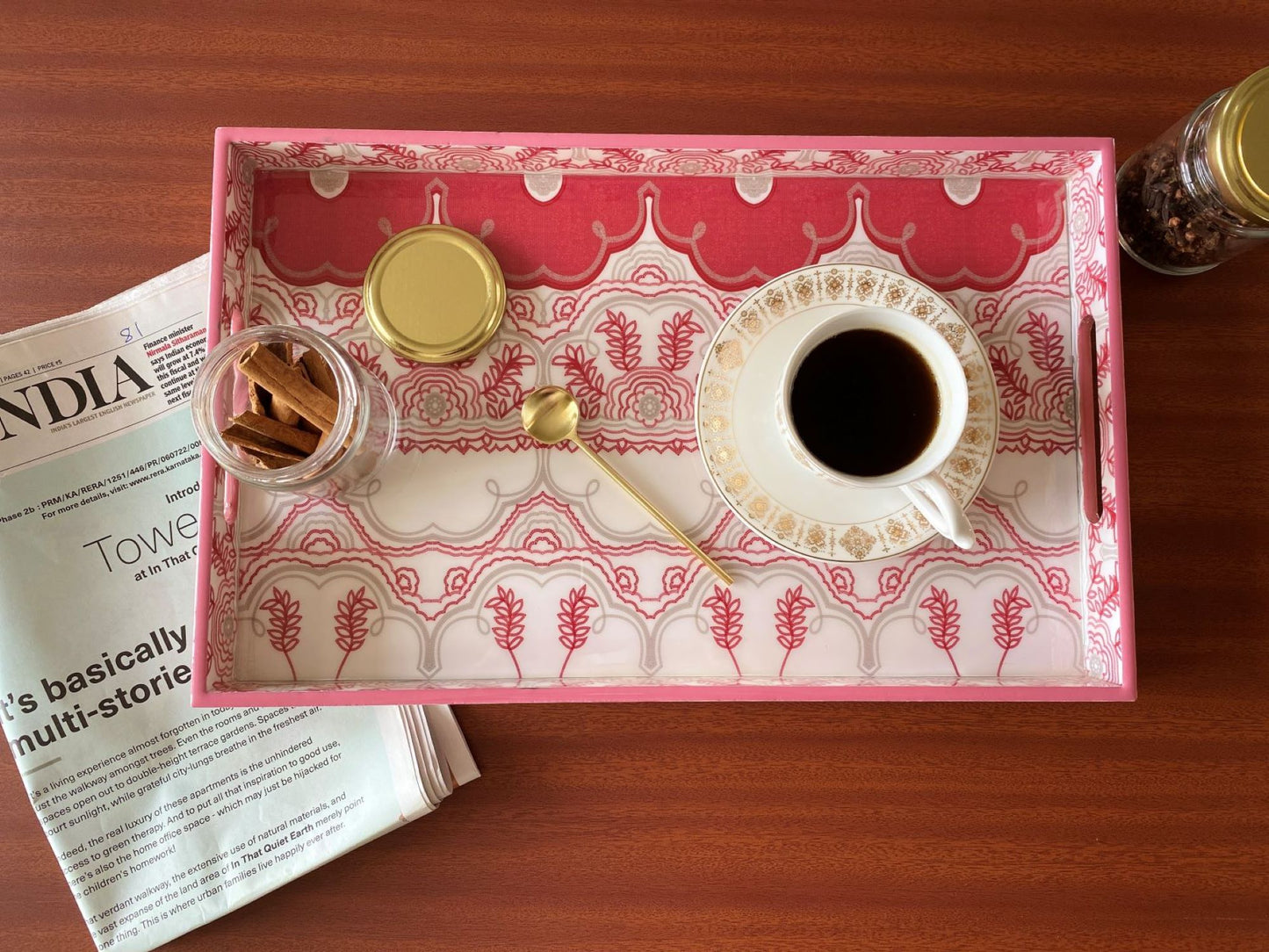 Sahar Wooden Tray