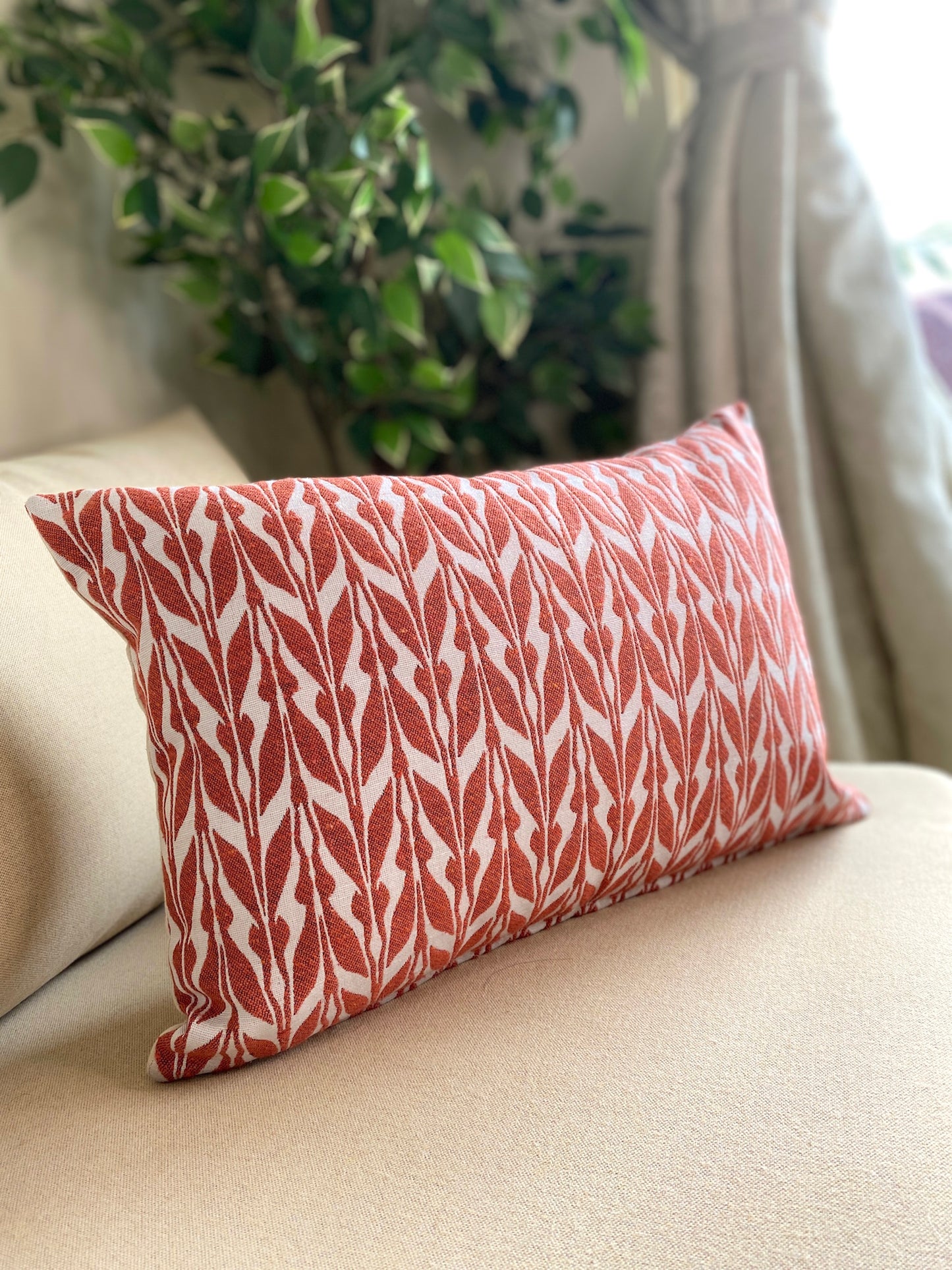Orange Miraz Double Sided Cushion Cover - Pack of 2