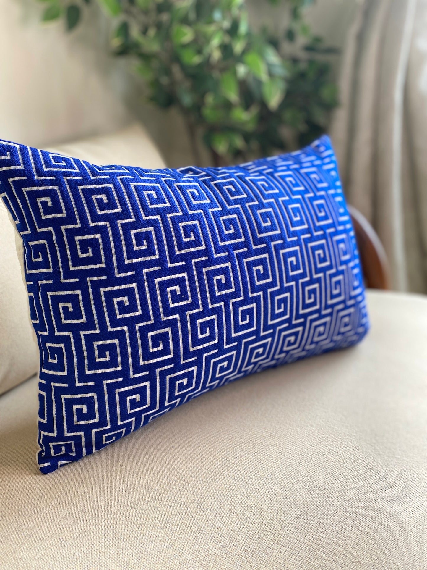 Set of 2 Royal Maze Velvet Cushion Covers