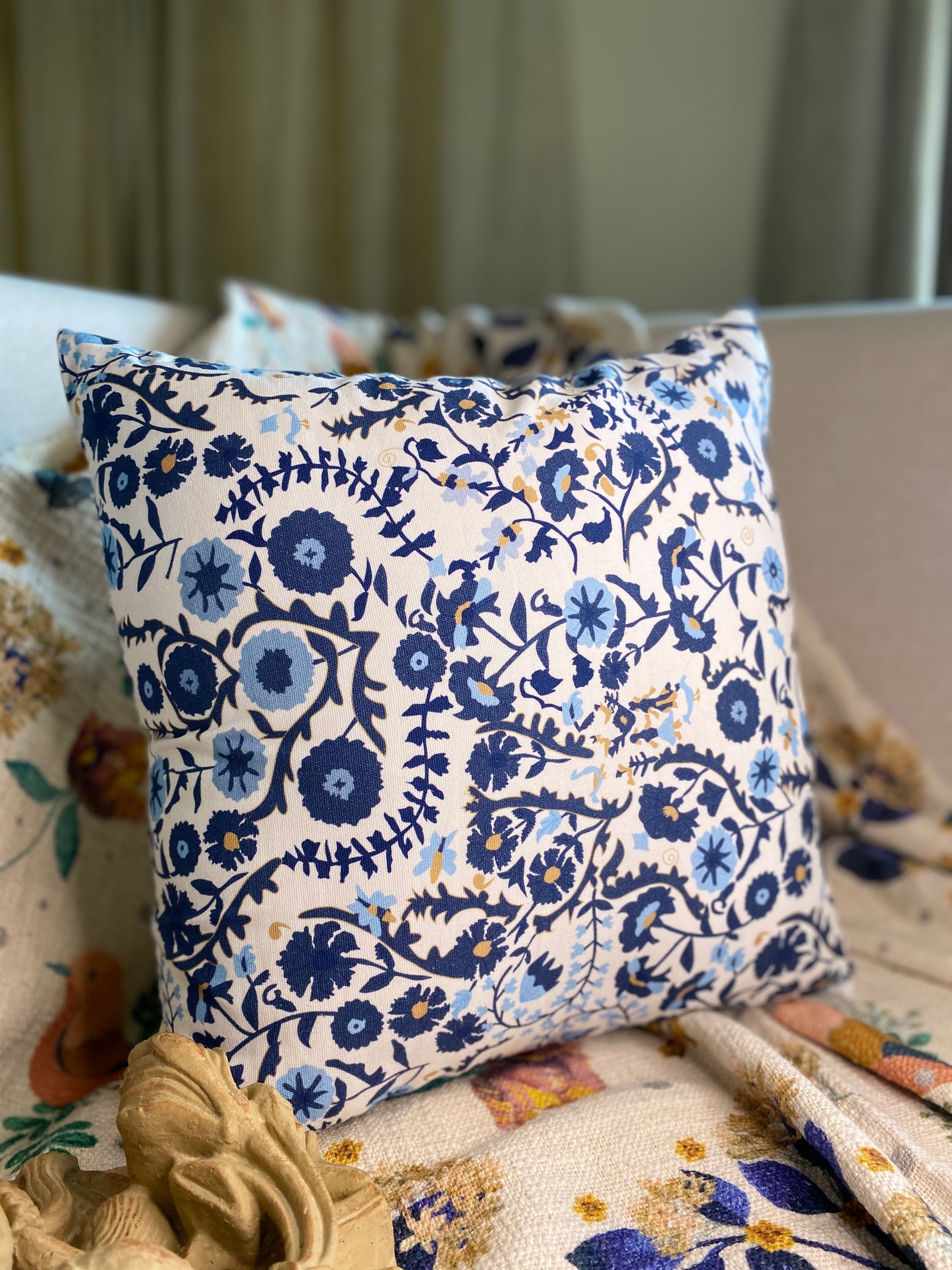 Riwaz Cotton Cushion Covers - Set of 2 & 5 16x16 Inches