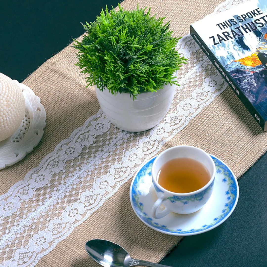 Mid Leaf Table Runner 12x72 Inches