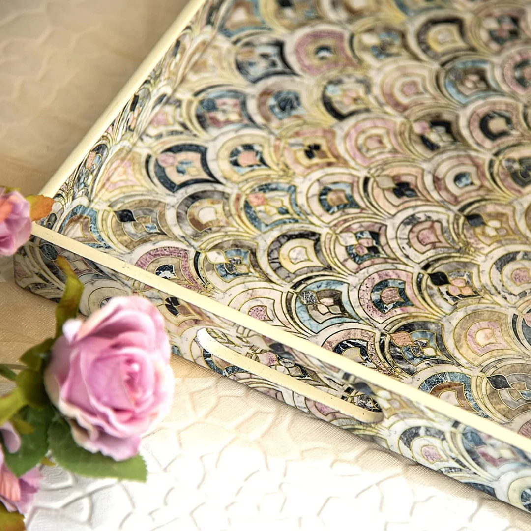 Persian Pearl Wooden Tray