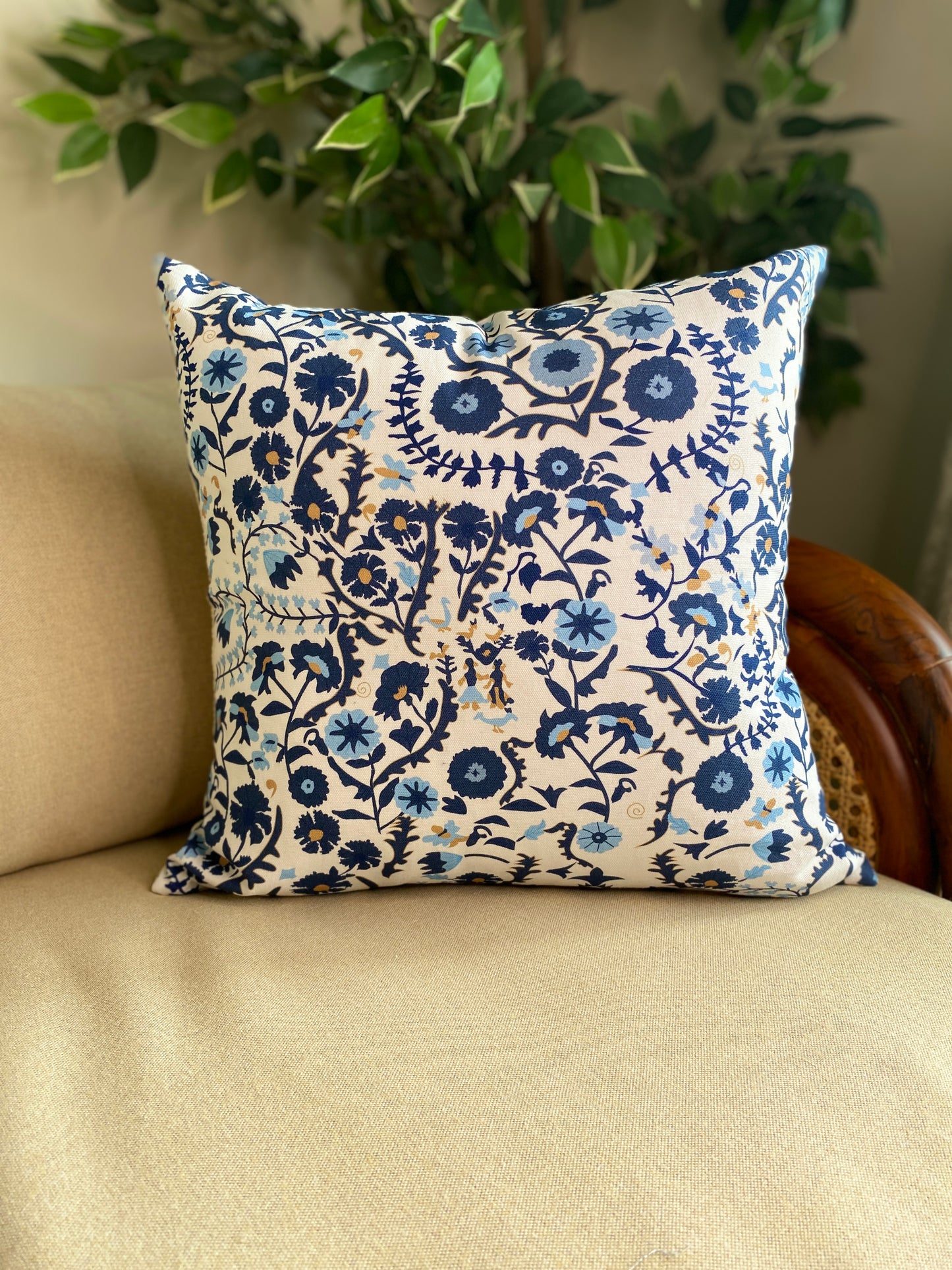 Riwaz Cotton Cushion Covers - Set of 2 & 5 16x16 Inches