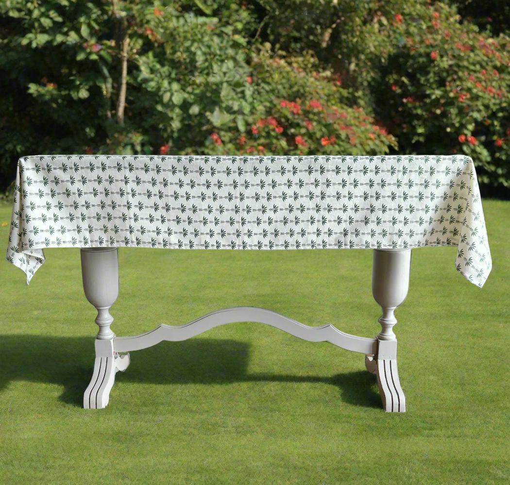 Palm Trees Table Cloth - 4, 6, 8 Seater