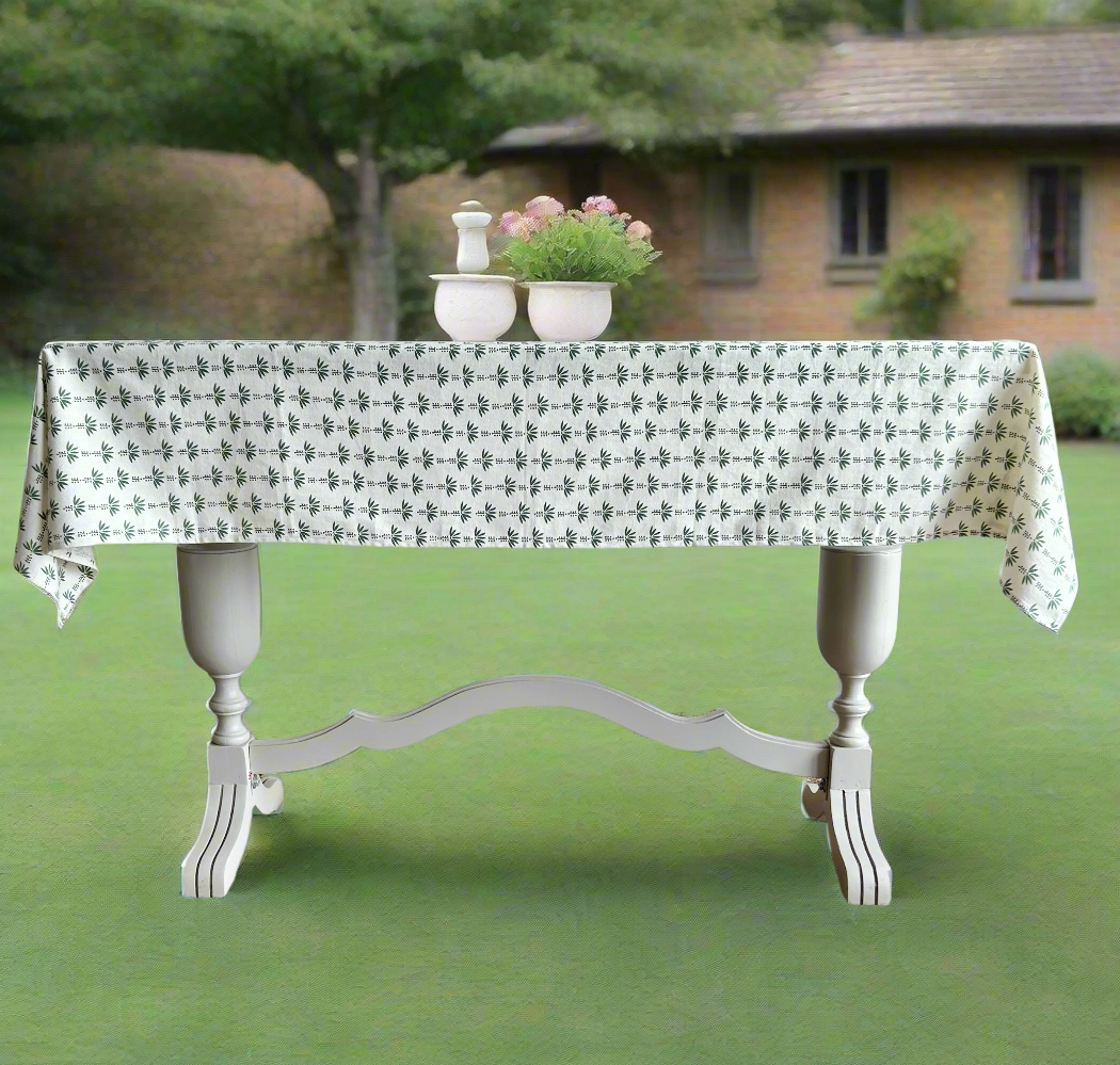 Palm Trees Table Cloth - 4, 6, 8 Seater