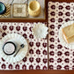 Rustic Motif Cotton Table Mats 12x18 Inches - Set of 2,4,6