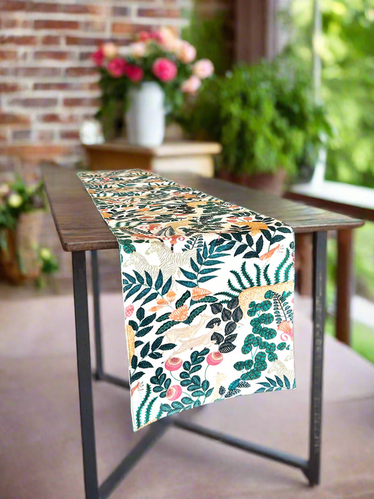 Blooming Forest Table Runner 12x72 Inches