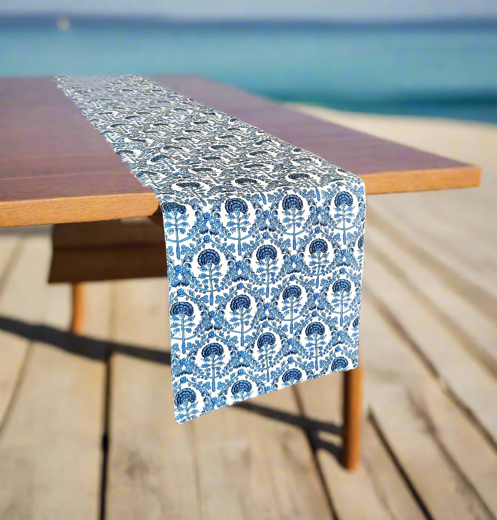 Carolina Blue Table Runner 14x72 Inches