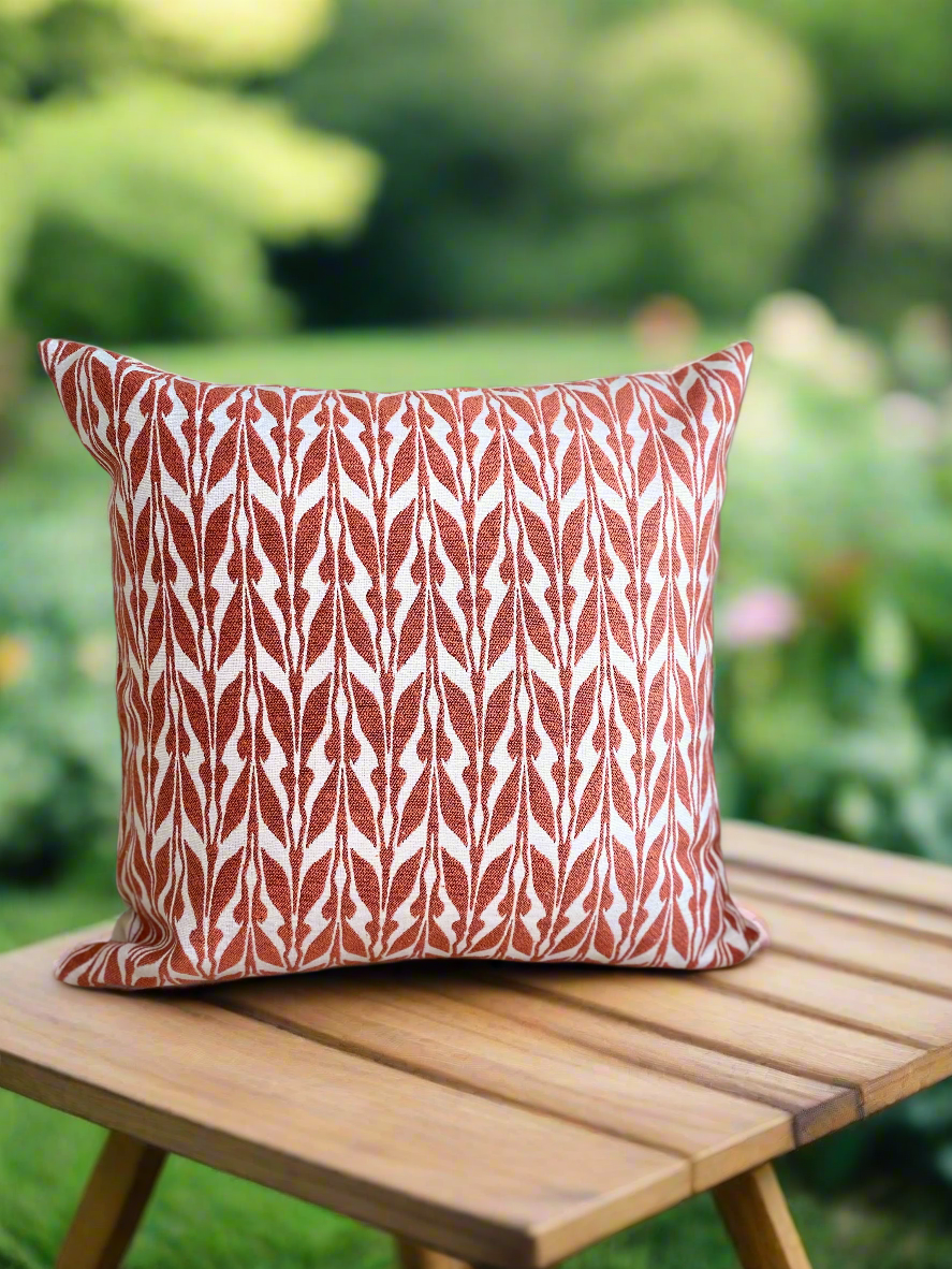 Orange Miraz Double Sided Cushion Cover - Pack of 2