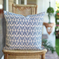 Blue Miraz Double Sided Cushion- Pack of 2