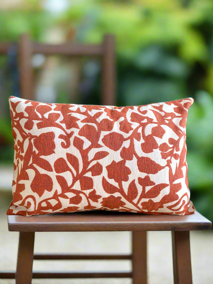 Orange Leaf Double Sided Cushion Cover - Pack of 2