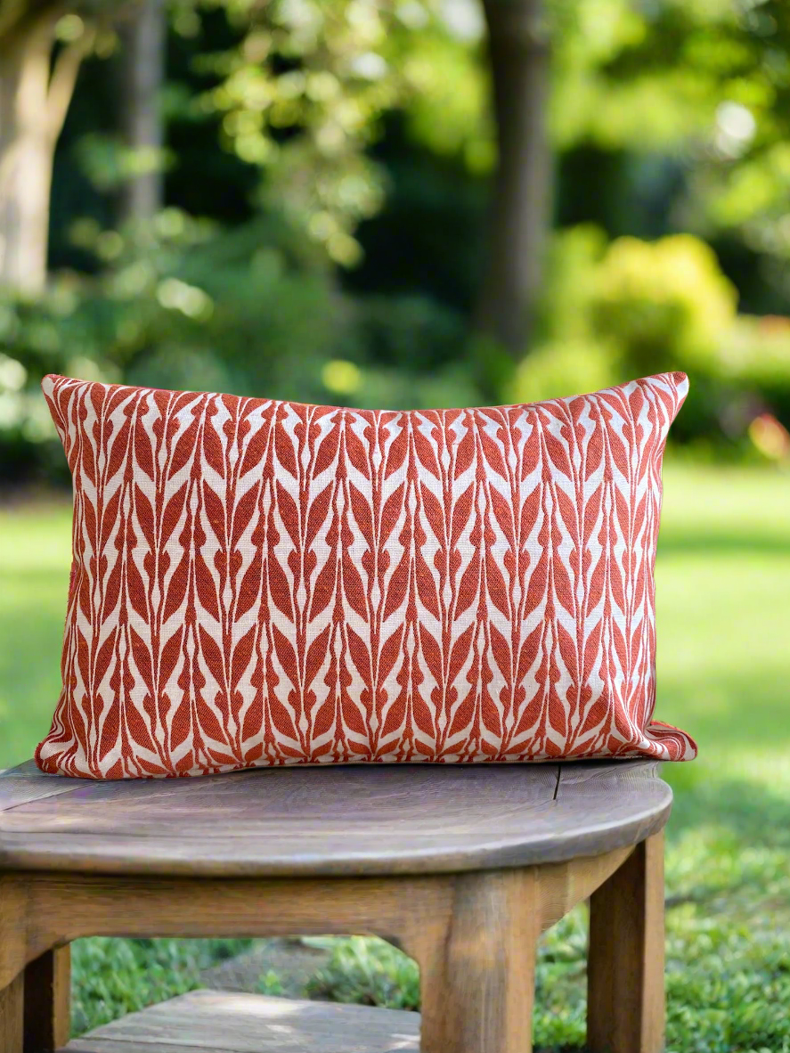 Orange Miraz Double Sided Cushion Cover - Pack of 2