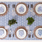 Carolina Blue Table Cloth - 4, 6, 8 Seater