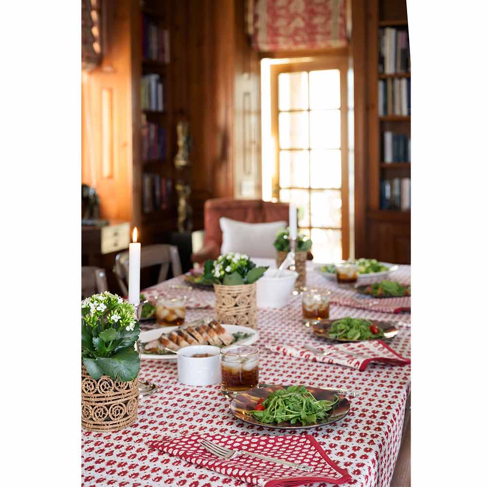 Rustic Motif Table Cloth - 4, 6, 8 Seater