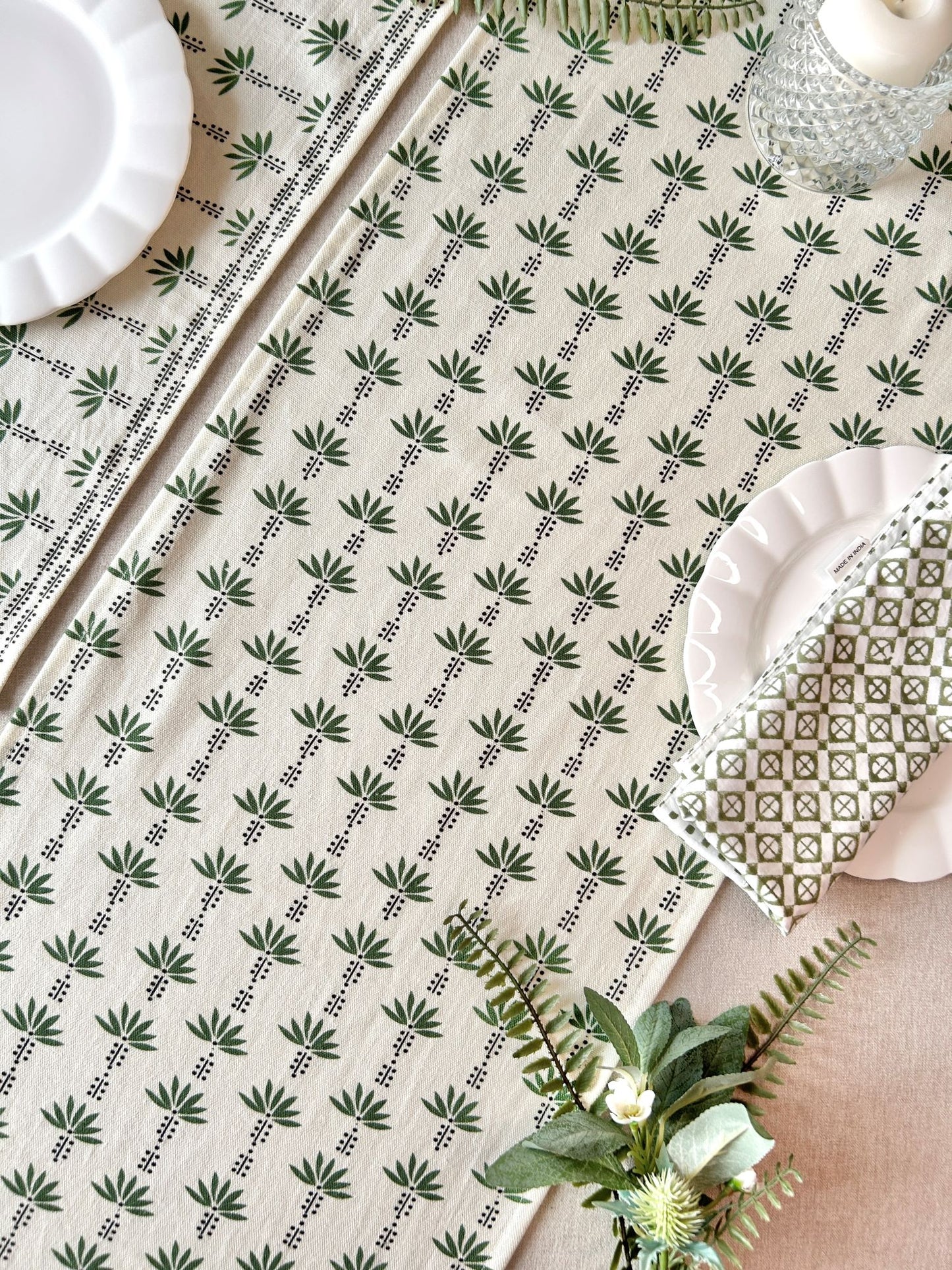 Palm Trees Table Runner 14x72 Inches