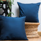 Set of 1 & 2 Royal Blue Silk Cushion Covers 16x16 Inch