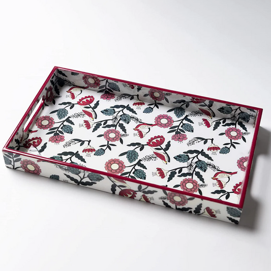 Forest Bird Wooden Tray