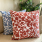 Blue Leaf Double Sided Cotton Cushion Cover - Pack of 2