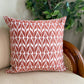 Orange Miraz Double Sided Cotton Cushion Cover - Pack of 2