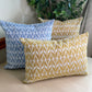 Mustard Yellow Miraz Double Sided Cotton Cushion Cover - Pack of 2