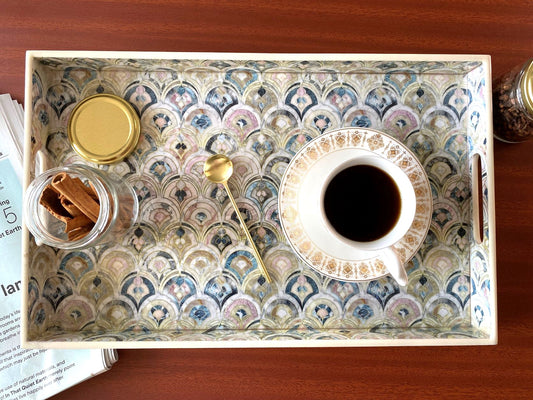 Persian Pearl Wooden Tray