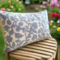 Blue Leaf Double Cushion Cover - Pack of 2