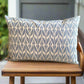 Blue Miraz Double Sided Cushion Cover- Pack of 2
