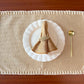 Light Brown Rectangular Jute Table Mats 12x18 Inches